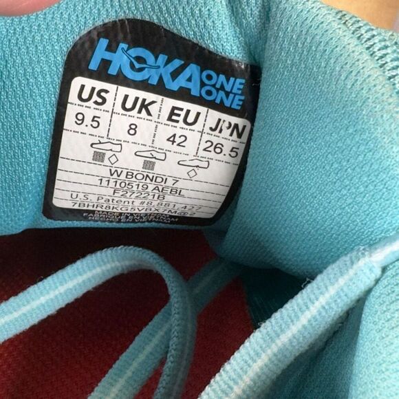 HOKA ONE ONE BONDI 7 - Women’s Running Shoes - SIZE 9.5 - Picture 9 of 9